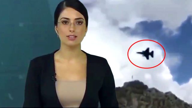 Azerbaycan basını canlı yayında duyurdu! Türk F-16'lar Ermenistan sınırında gövde gösterisi yaptı
