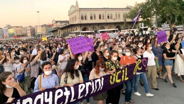 Beşiktaş ve Kadıköy’de kadınlardan Pınar Gültekin eylemi! Ünlü isimler de destek verdi