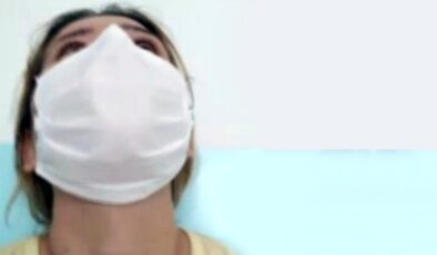 Korona testi pozitif çıkan talihsiz kadın, hastaneden çekip paylaştığı videoda hüngür hüngür ağladı