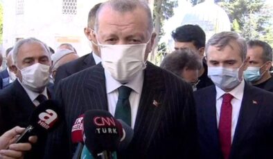 Özbekistan Cumhurbaşkanı Mirziyoyev, Ayasofya Camii’nin açılışından dolayı Erdoğan’ı tebrik etti