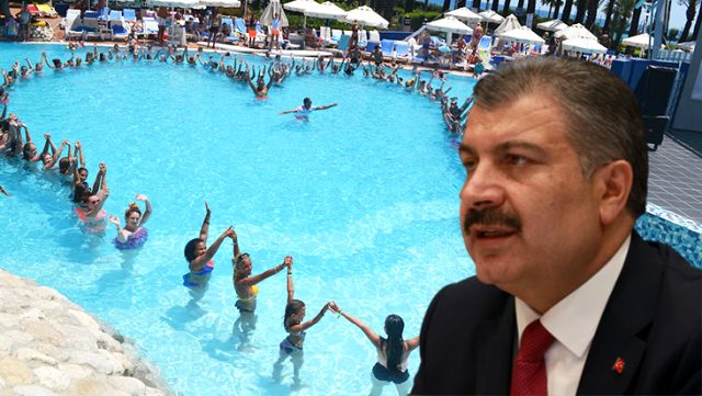 Sağlık Bakanı Koca'dan havuz ve deniz uyarısı: Kalabalığa bağlı olarak riskli damlacık sayısı artar