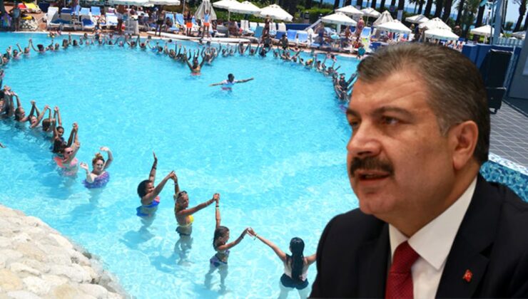 Sağlık Bakanı Koca’dan havuz ve deniz uyarısı: Kalabalığa bağlı olarak riskli damlacık sayısı artar