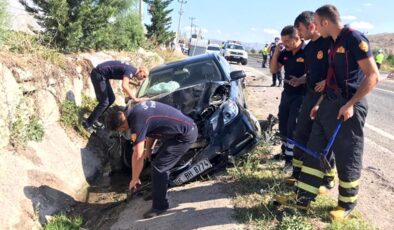 Sinop Valisi Karaömeroğlu, trafik kazası geçirdi