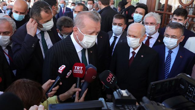 Son Dakika: Cumhurbaşkanı Erdoğan: Ayasofya Camii'nde bugün 350 bin kişi namaz kıldı