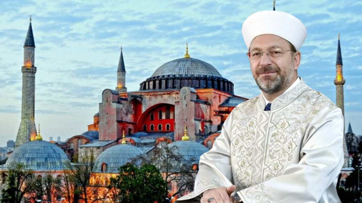 Son Dakika: Diyanet İşleri Başkanı, Ayasofya Camii’ne atanan 3 imam ve 5 müezzini açıkladı