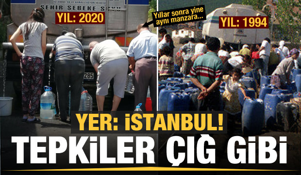 Yer: İstanbul! Yıl: 2020… Tepkiler çığ gibi büyüyor