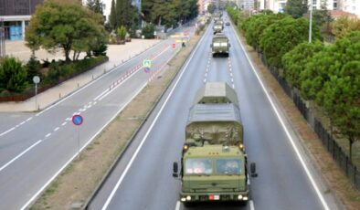 Ankara’da konuşlandırılmak üzere yola çıkan S-400’ler, Samsun’dan geçerken görüntülendi