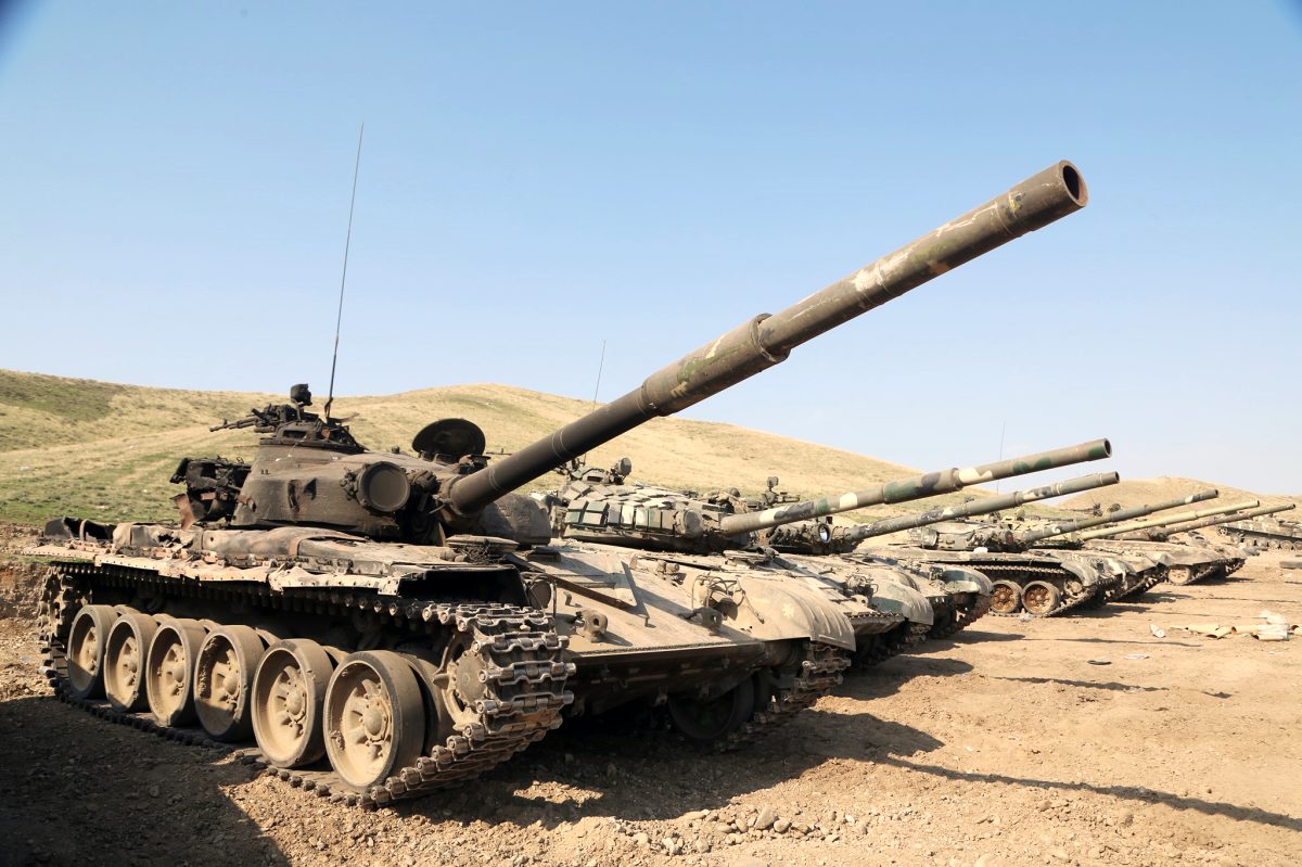 Azerbaycan ordusu, Karabağ cephesinde çok sayıda tank ele geçirdi