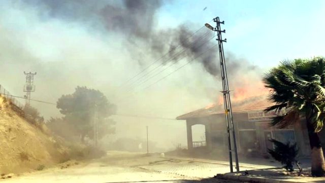 Bölgedeki vatandaşlar çekip gönderdi! İşte Hatay'daki yangının ciddiyetini en iyi anlatan video