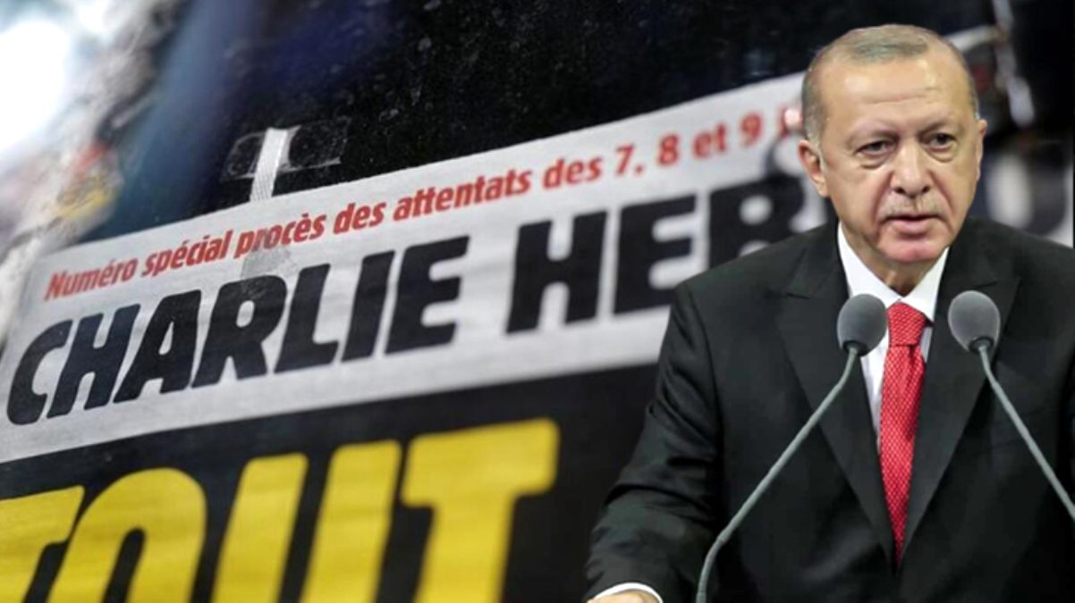 Charlie Hebdo’dan yine çirkin provokasyon! Erdoğan üzerinden Peygamberimizi ve İslam’ı hedef aldılar