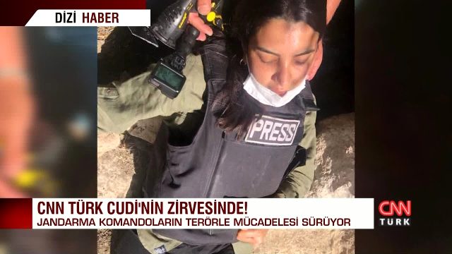 Teröristlerin sığındığı mağarada yayın yapan CNN Türk muhabiri Fulya Öztürk bayıldı
