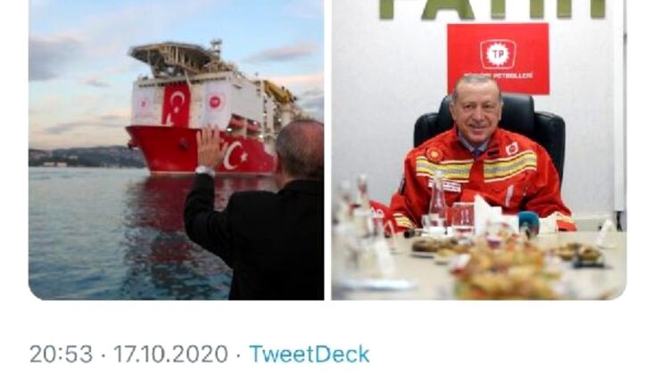 Cumhurbaşkanı Erdoğan’dan ‘Fatih’ Sondaj Gemisi paylaşımı