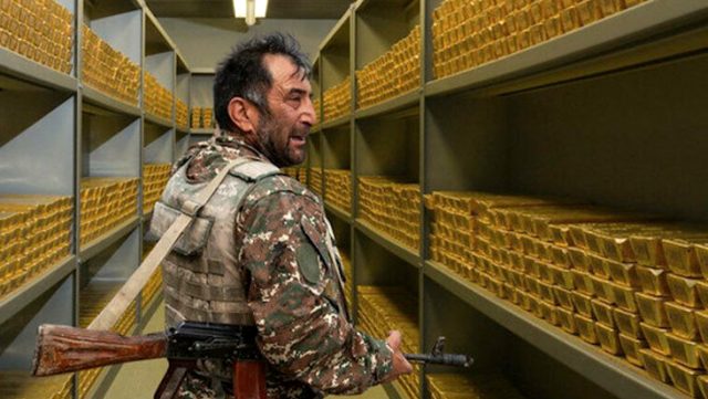Dağlık Karabağ'da 112 ton altını kaptırmak istemeyen Rus şirket bölgeye silah ve asker yığıyor
