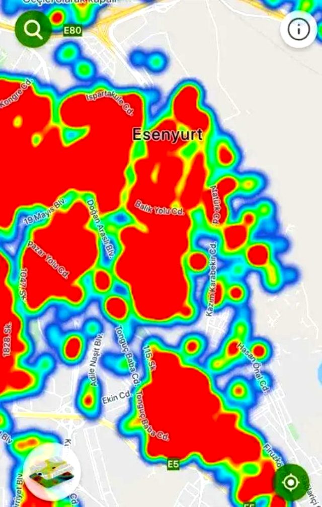En tehlikeli ilçeler hangisi? İşte İstanbul'un koronavirüs yoğunluk haritası