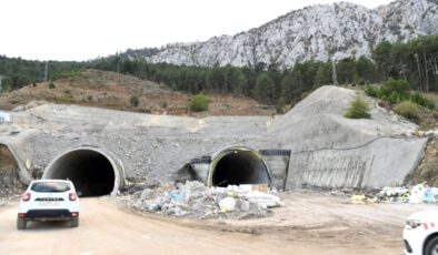 Konya-Antalya yolunu 26 km daha kısaltacak tünelde sona geliniyor
