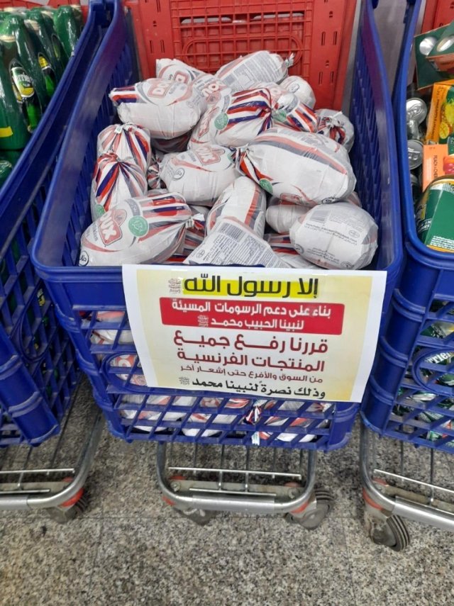 Kuveyt ve Katar'da Fransız ürünlerine boykot