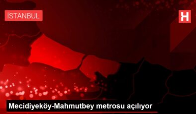 Mecidiyeköy-Mahmutbey metrosu açılıyor