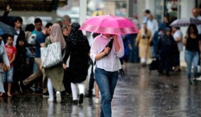 Meteoroloji’den Batı Akdeniz’de sağanak yağış uyarısı