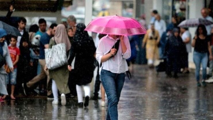 Meteoroloji’den Batı Akdeniz’de sağanak yağış uyarısı