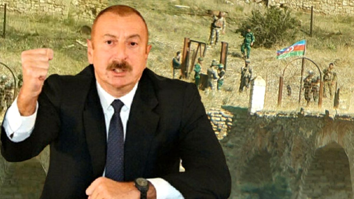 Son Dakika! Azerbaycan Cumhurbaşkanı Aliyev: Tarihi Hudaferin Köprüsü’ne Azerbaycan bayrağı dikildi