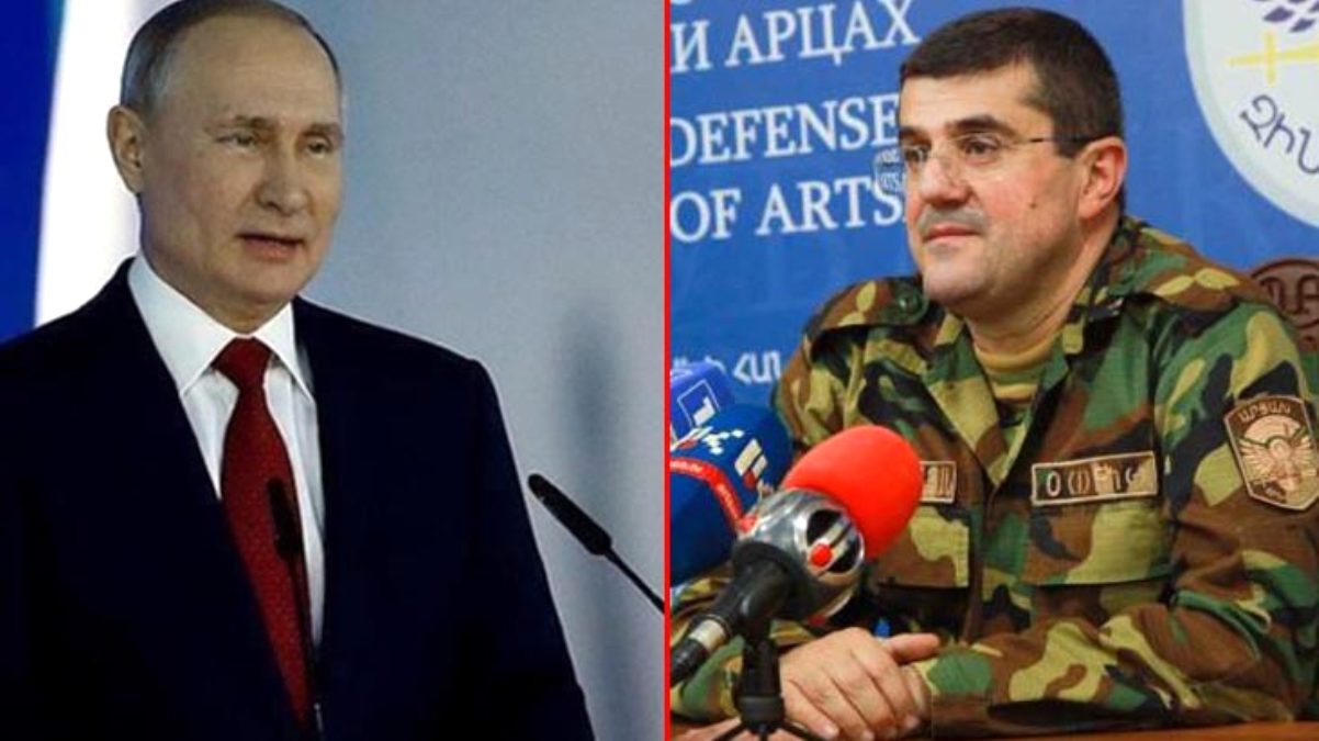 Sözde Karabağ Lideri Harutyunyan, Putin’den devreye girmesini istedi