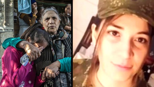 Ermenistan'ın saldırılarında şehit düşen kadın asker, Azerbaycan'ın ilk kadın şehidi oldu