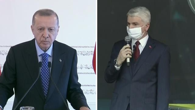 Erdoğan'ın da katıldığı ilk milli helikopter motorunun teslim töreninde kriz: Hakkımızı helal etmiyoruz
