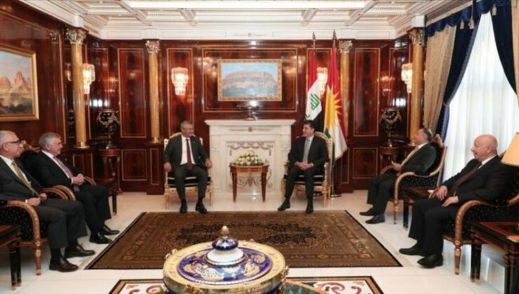 CHP heyeti Erbil’de IKBY Başkanı Barzani ile görüştü