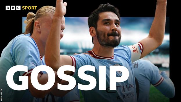 İlkay Gündoğan ve BBC Sport Gossip logosu