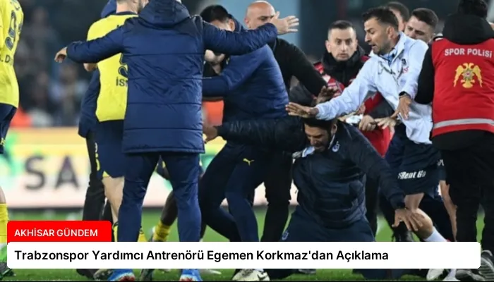 Trabzonspor Yardımcı Antrenörü Egemen Korkmaz’dan Açıklama