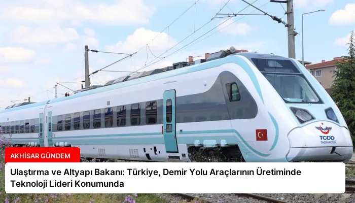 Ulaştırma ve Altyapı Bakanı: Türkiye, Demir Yolu Araçlarının Üretiminde Teknoloji Lideri Konumunda