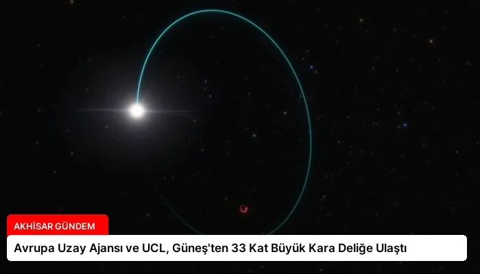 Avrupa Uzay Ajansı ve UCL, Güneş’ten 33 Kat Büyük Kara Deliğe Ulaştı