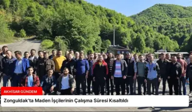 Zonguldak’ta Maden İşçilerinin Çalışma Süresi Kısaltıldı