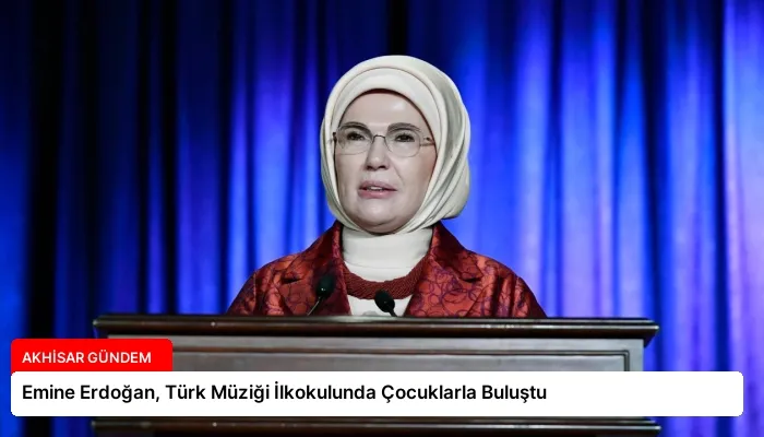 Emine Erdoğan, Türk Müziği İlkokulunda Çocuklarla Buluştu