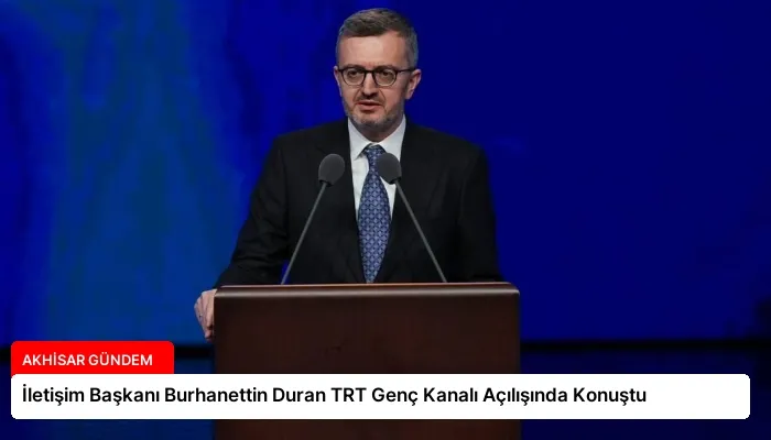 İletişim Başkanı Burhanettin Duran TRT Genç Kanalı Açılışında Konuştu