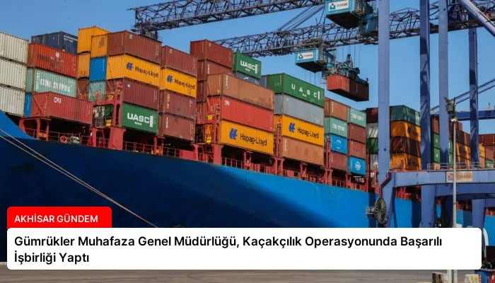 Gümrükler Muhafaza Genel Müdürlüğü, Kaçakçılık Operasyonunda Başarılı İşbirliği Yaptı