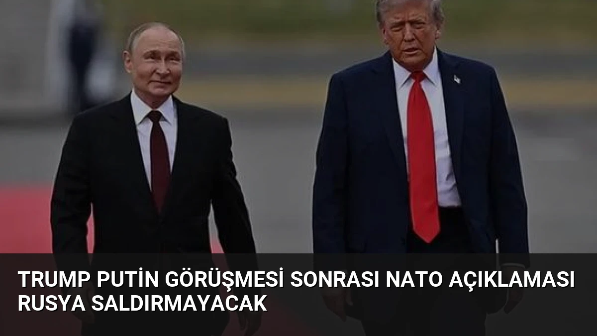 Trump Putin Görüşmesi Sonrası NATO Açıklaması Rusya Saldırmayacak
