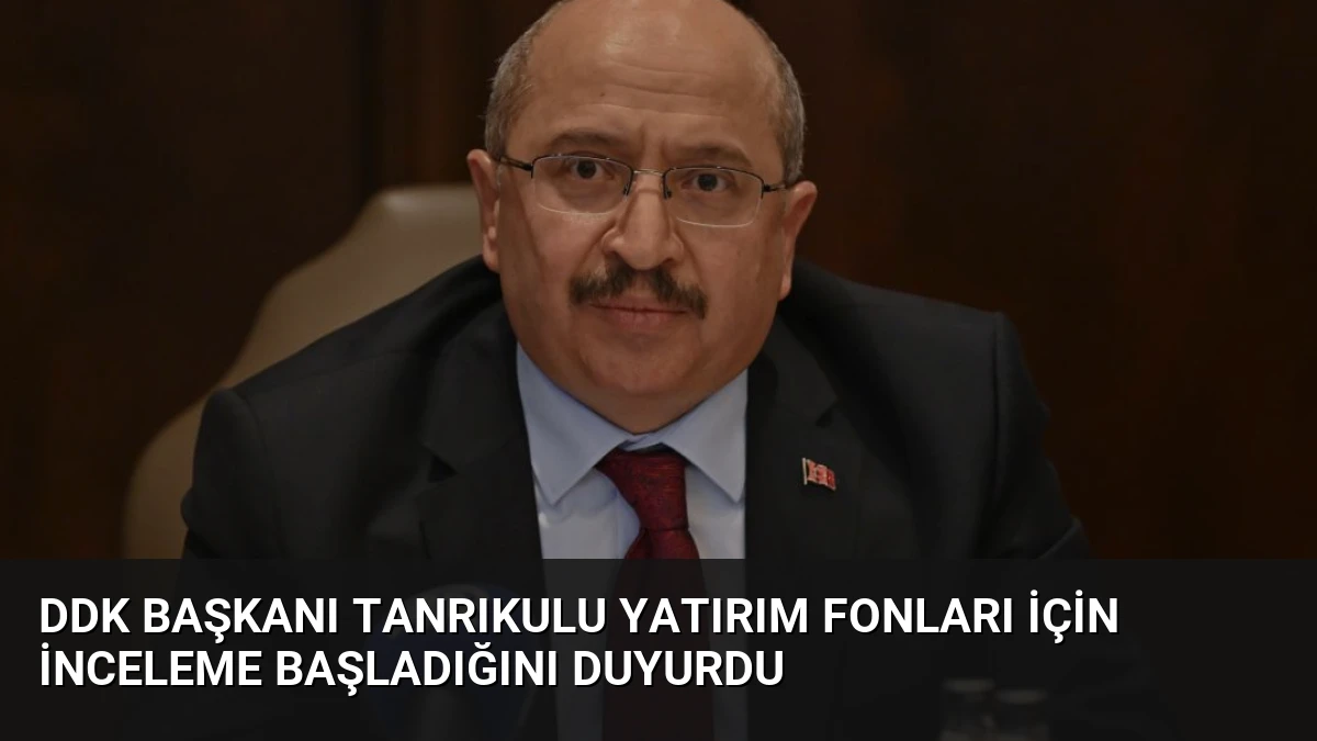DDK Başkanı Tanrıkulu Yatırım Fonları İçin İnceleme Başladığını Duyurdu